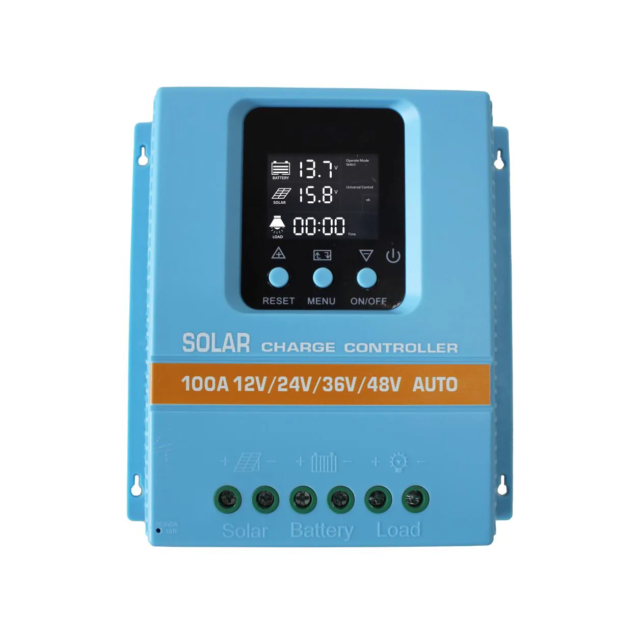 Blue Gerixi solar charge controller