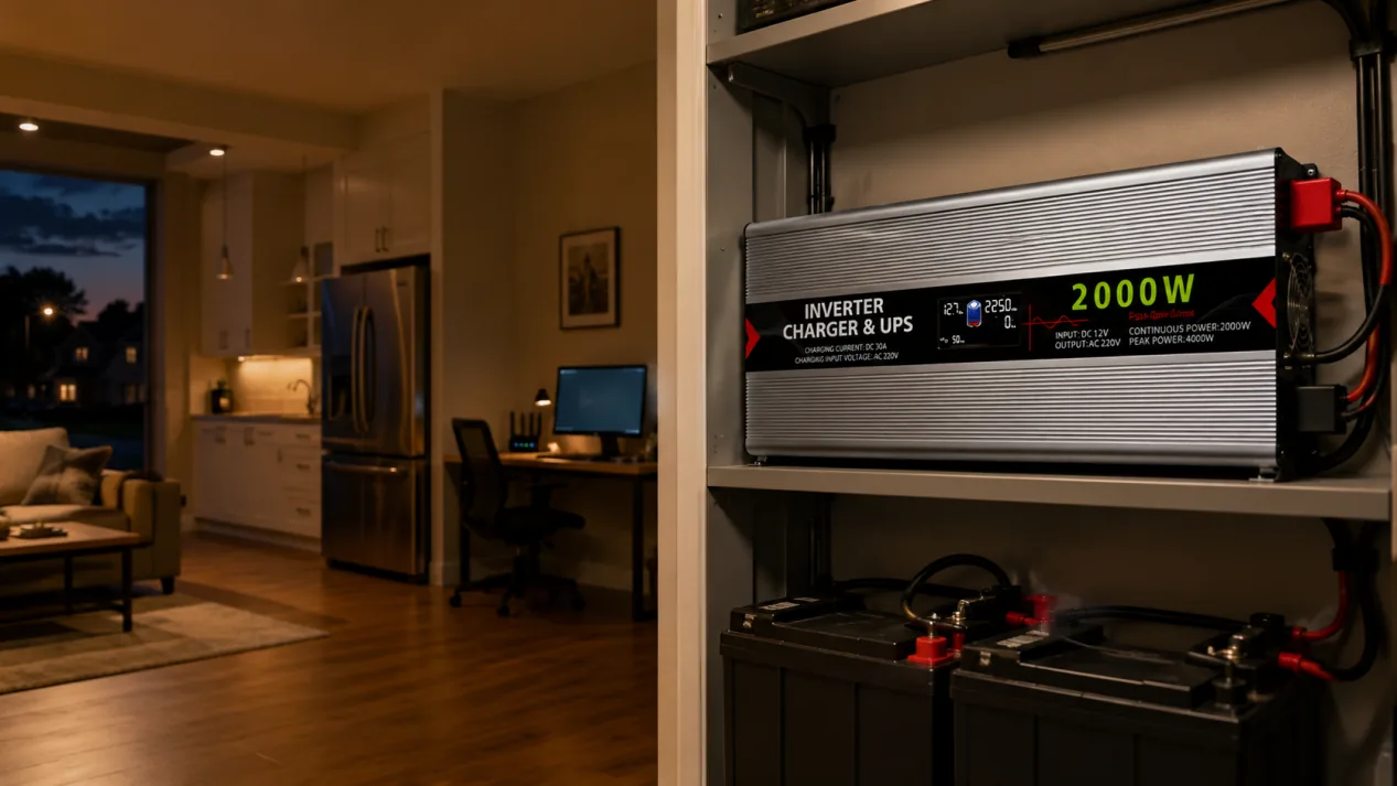 Home backup power inverter application